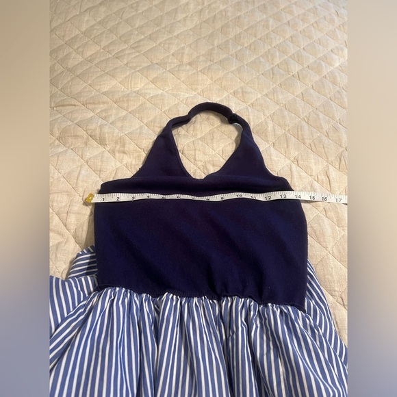 Lalavon Navy and White Striped Dress - Picture 10 of 12